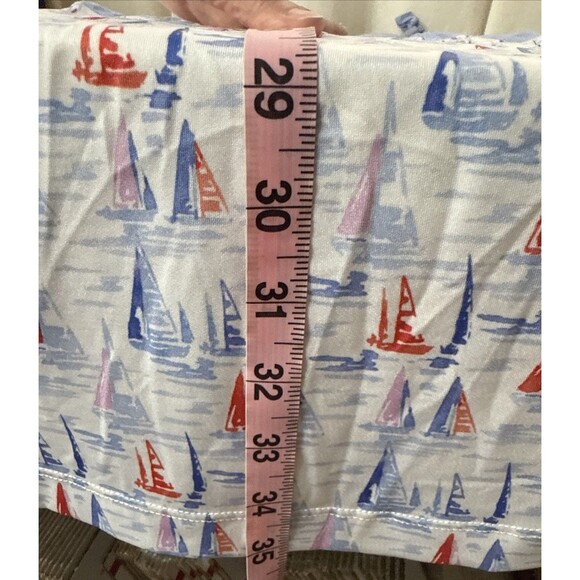 Vineyard Vines Performance Dress Sailboats Women's Size Large - Picture 14 of 14